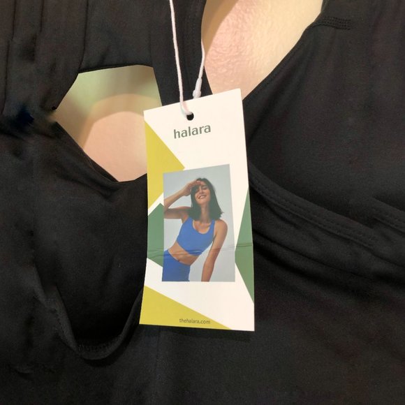 Halara Cloudful™ Air Fabric Racerback Cut Out Side Pocket 2-in-1 Dress Plus Size - Picture 6 of 7